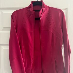 Lululemon Define jacket red/maroon size 8